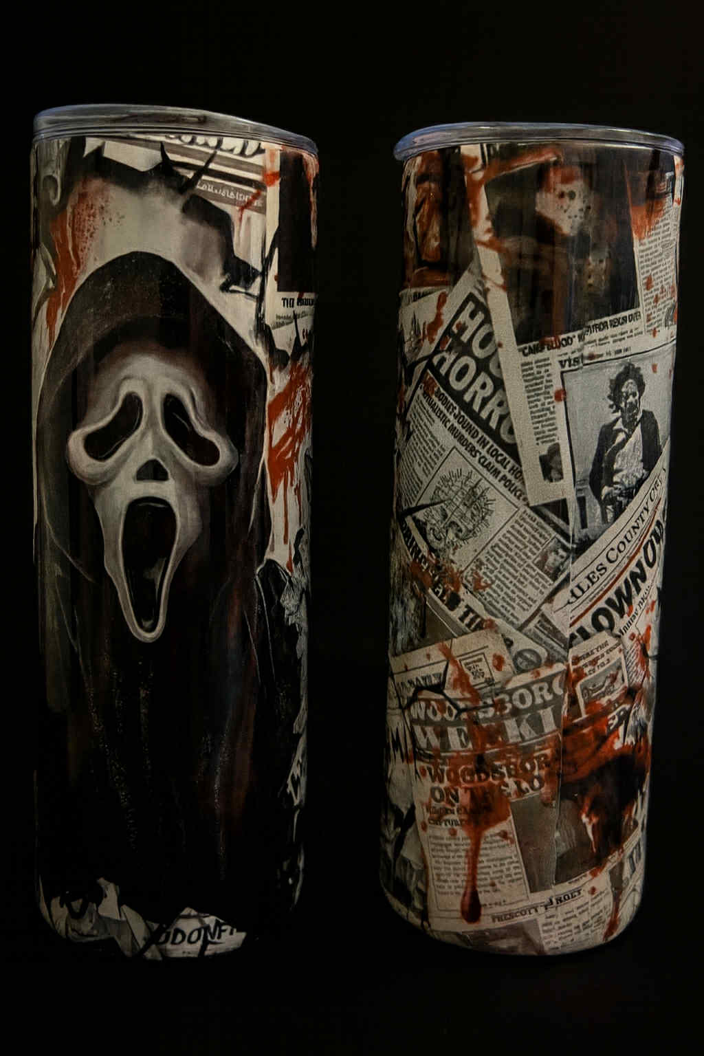 20oz Ghost Tumbler + Straw