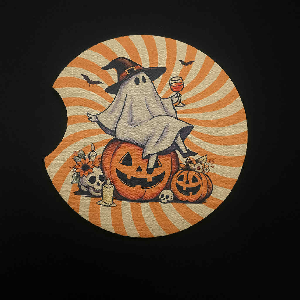 Spooky Car Coasters (Sets of 2)