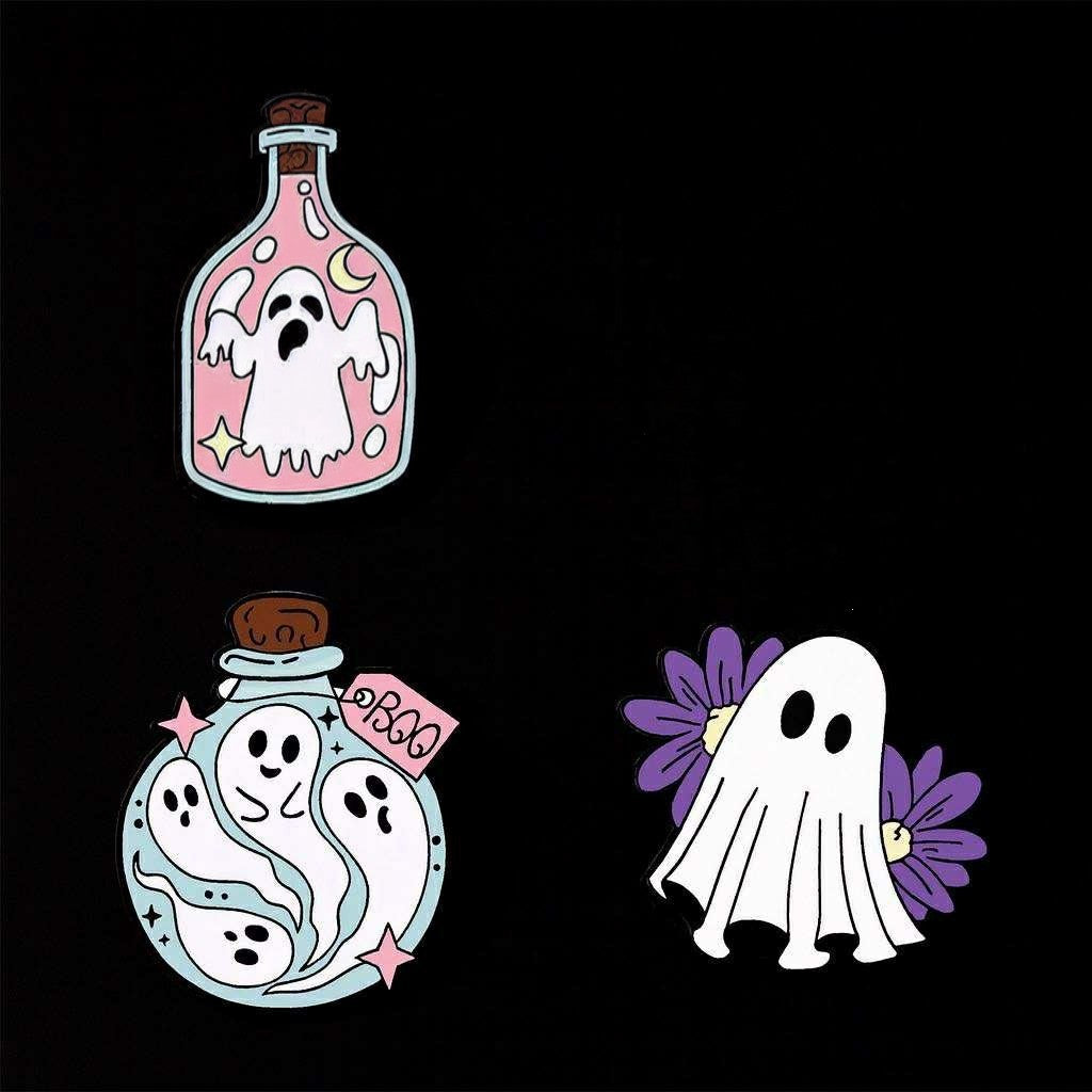 Ghost Pins (Set of 3)